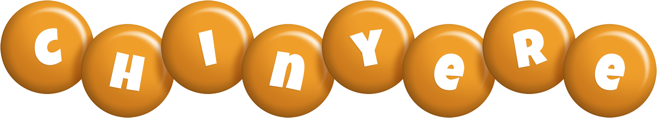 Chinyere candy-orange logo