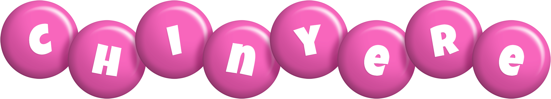 Chinyere candy-pink logo