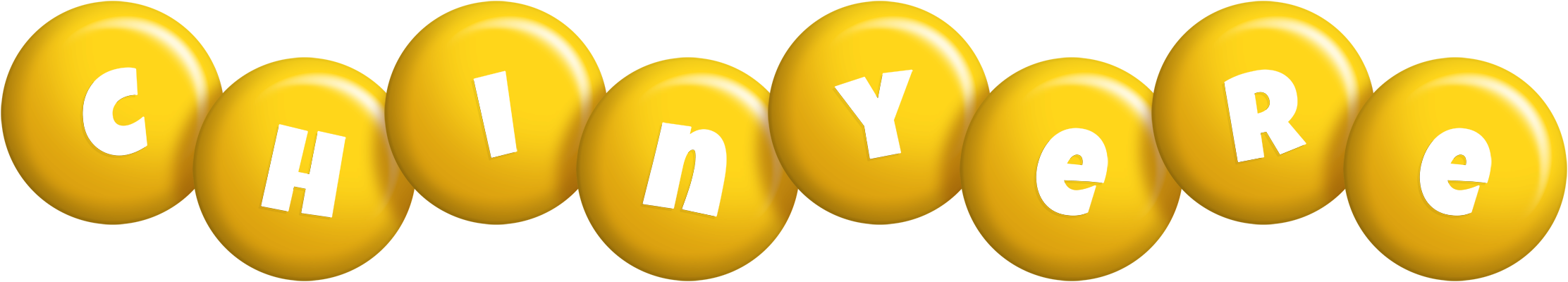 Chinyere candy-yellow logo