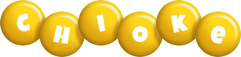 Chioke candy-yellow logo