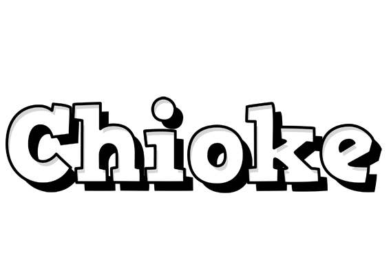 Chioke snowing logo