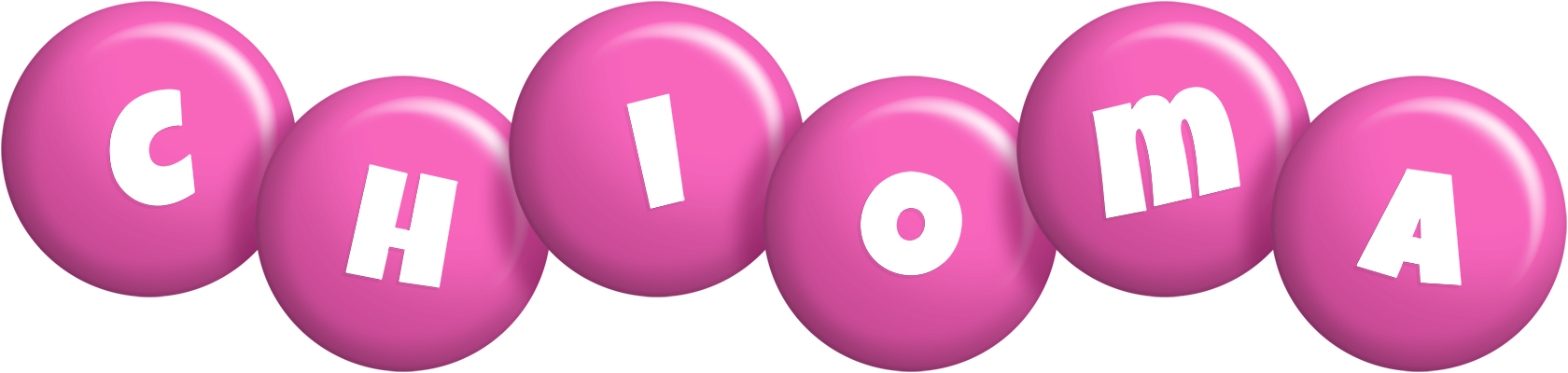 Chioma candy-pink logo
