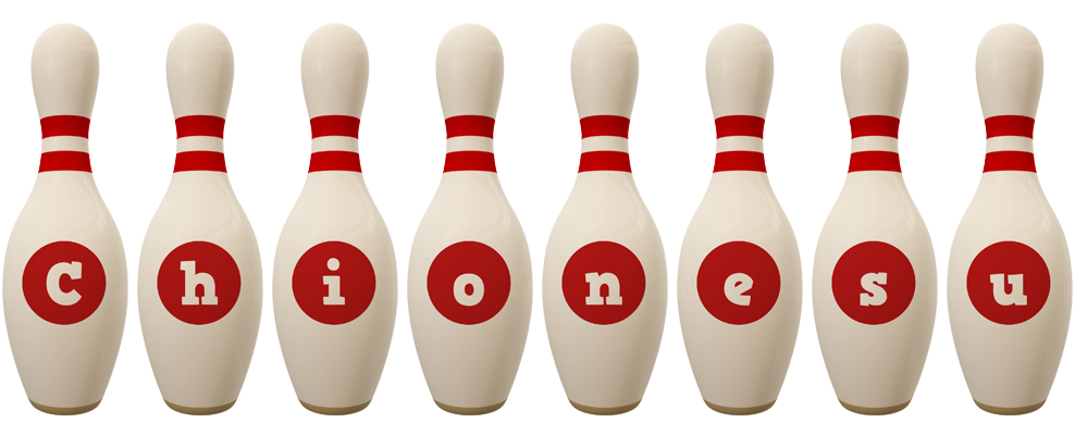 Chionesu bowling-pin logo