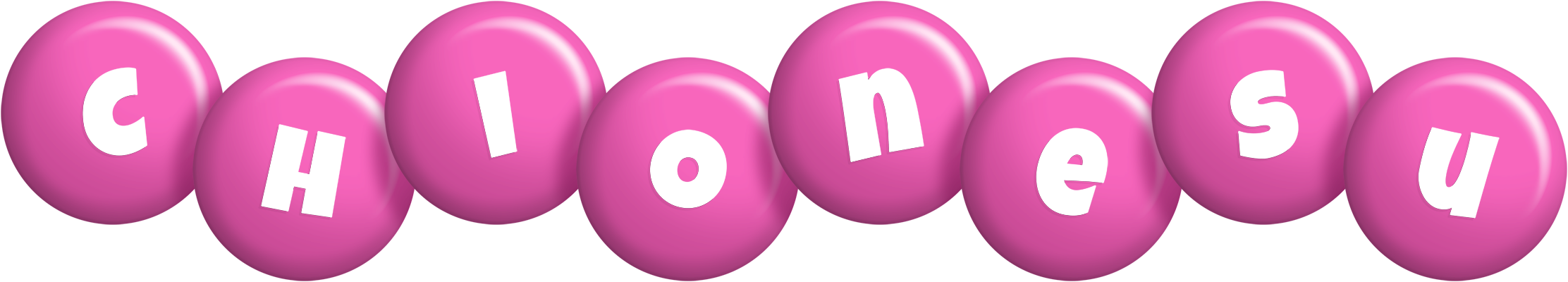 Chionesu candy-pink logo