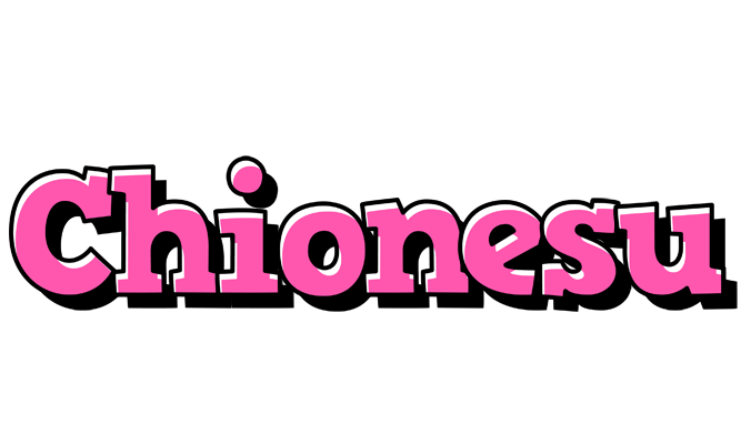 Chionesu girlish logo