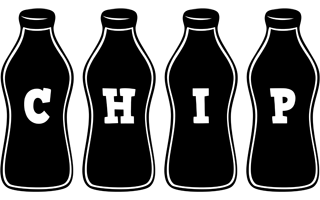 Chip bottle logo