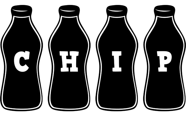 Chip bottle logo