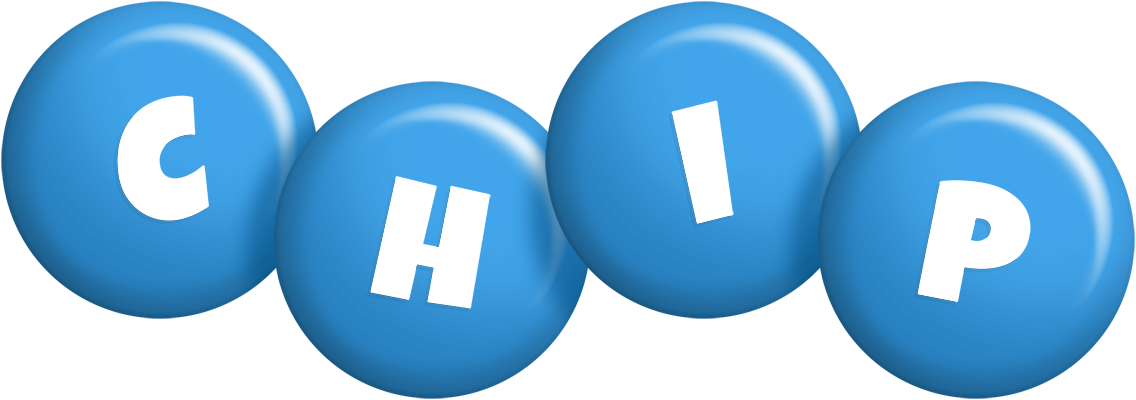 Chip candy-blue logo