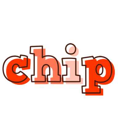 Chip paint logo