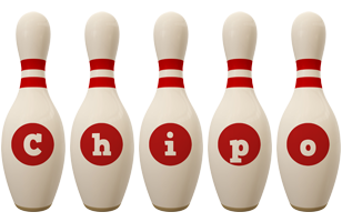 Chipo bowling-pin logo