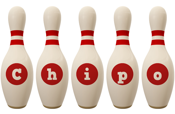 Chipo bowling-pin logo