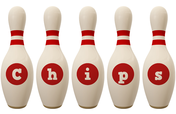 Chips bowling-pin logo