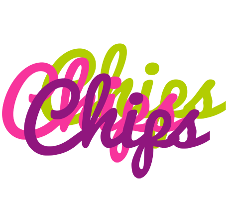 Chips flowers logo