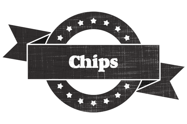 Chips grunge logo