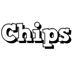 Chips snowing logo