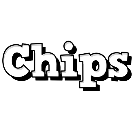 Chips snowing logo