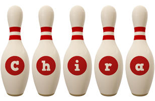 Chira bowling-pin logo