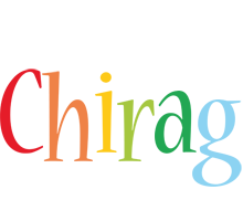 Chirag birthday logo