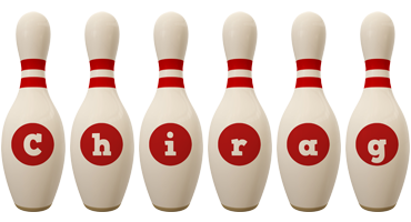 Chirag bowling-pin logo