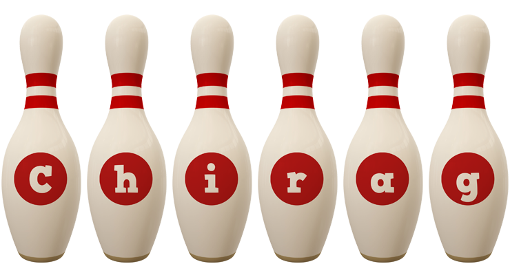 Chirag bowling-pin logo