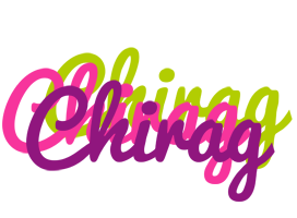 Chirag flowers logo