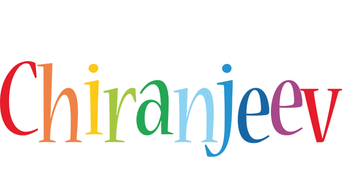 Chiranjeev birthday logo