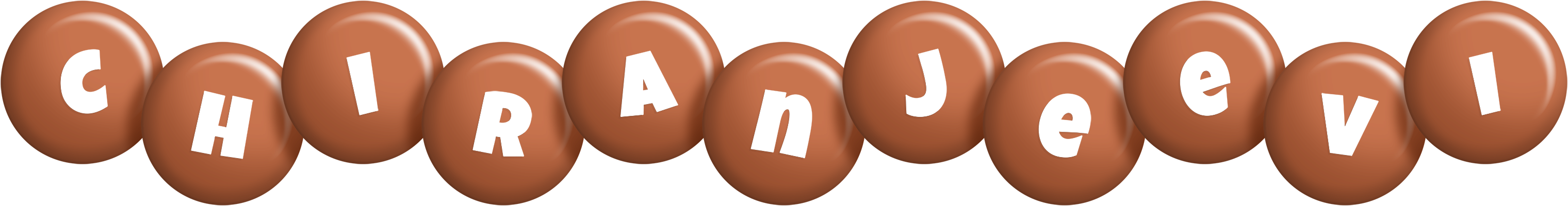 Chiranjeevi candy-brown logo