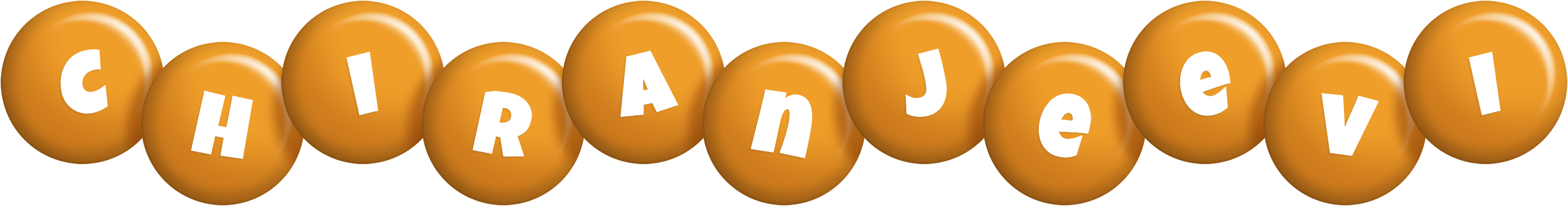 Chiranjeevi candy-orange logo