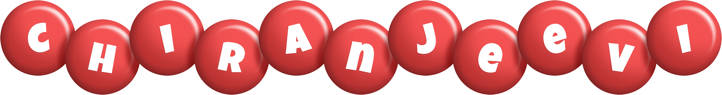 Chiranjeevi candy-red logo