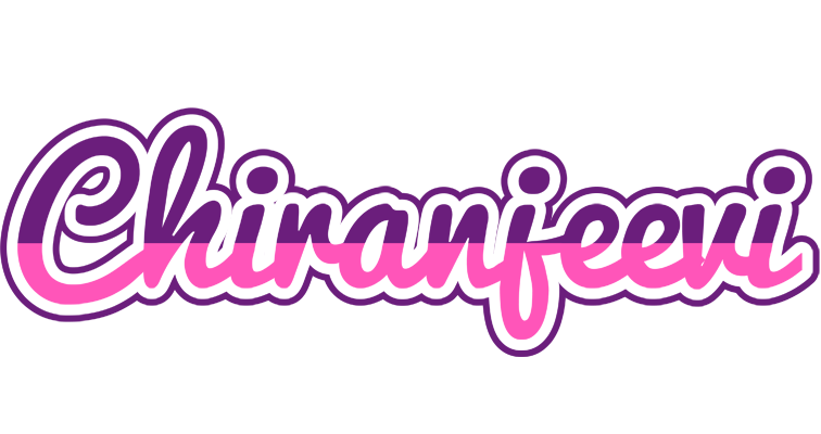 Chiranjeevi cheerful logo