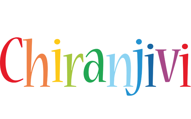 Chiranjivi birthday logo