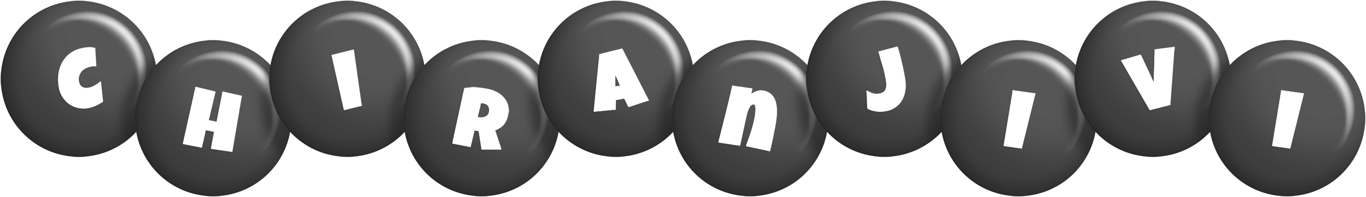 Chiranjivi candy-black logo