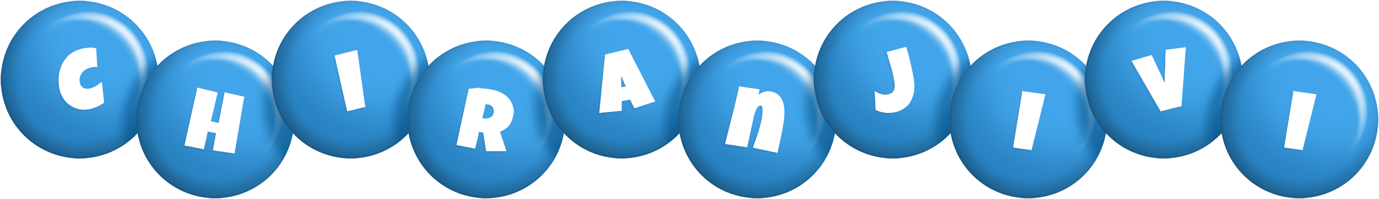 Chiranjivi candy-blue logo