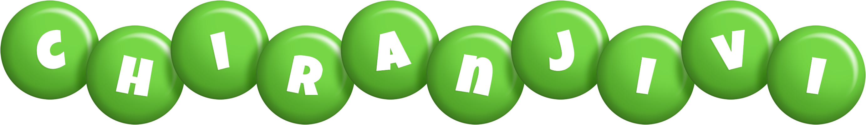 Chiranjivi candy-green logo