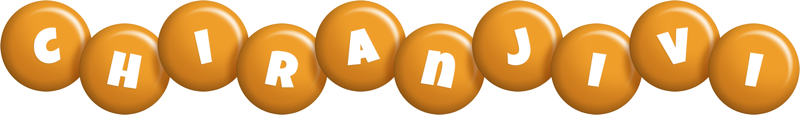 Chiranjivi candy-orange logo