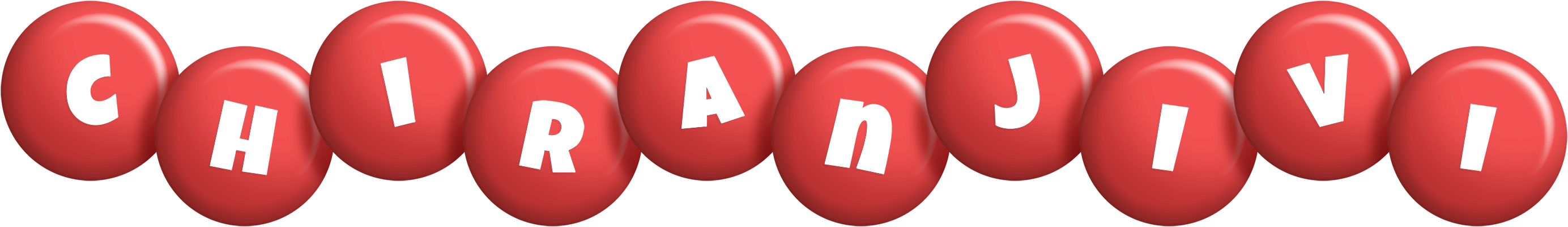 Chiranjivi candy-red logo