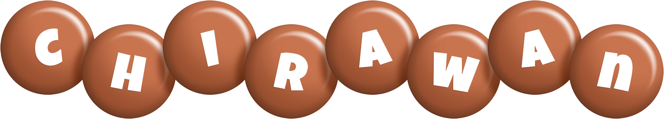 Chirawan candy-brown logo