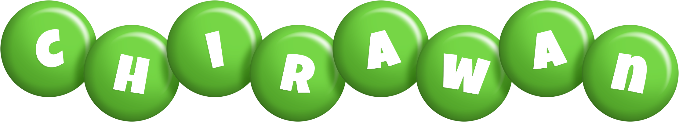 Chirawan candy-green logo