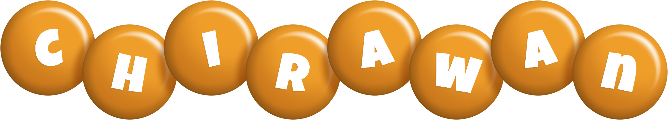 Chirawan candy-orange logo