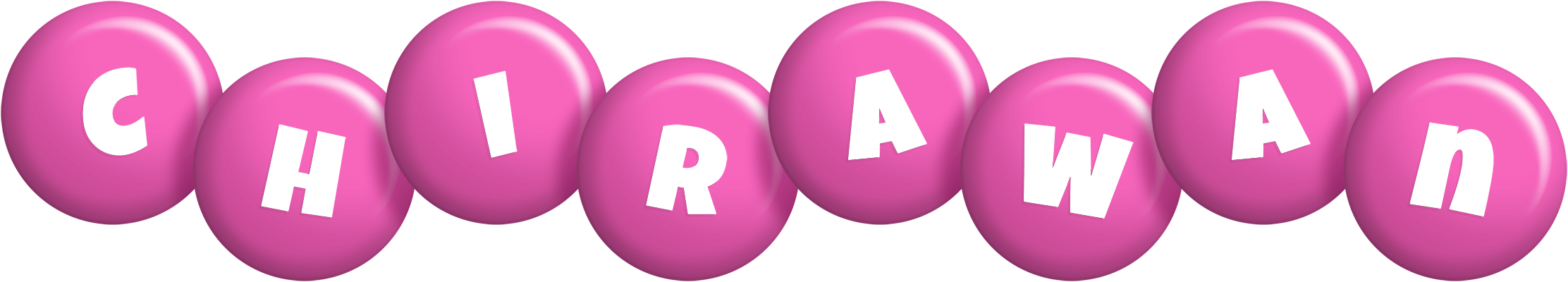 Chirawan candy-pink logo
