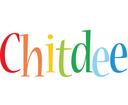 Chitdee birthday logo