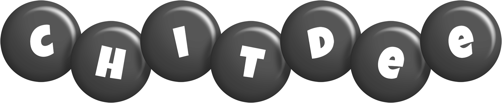 Chitdee candy-black logo