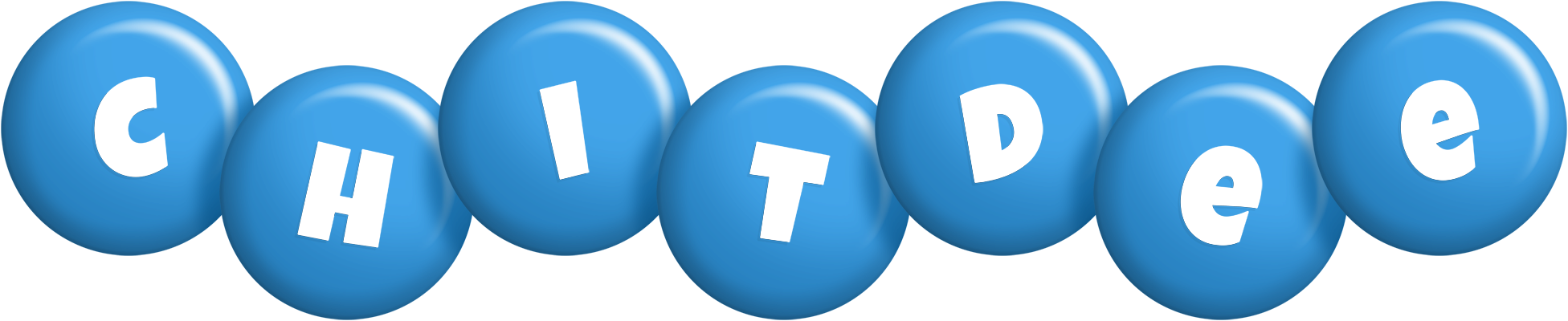 Chitdee candy-blue logo