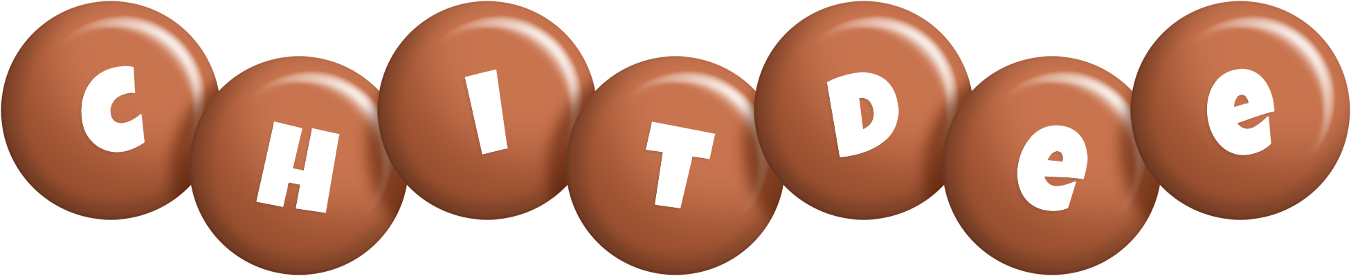 Chitdee candy-brown logo