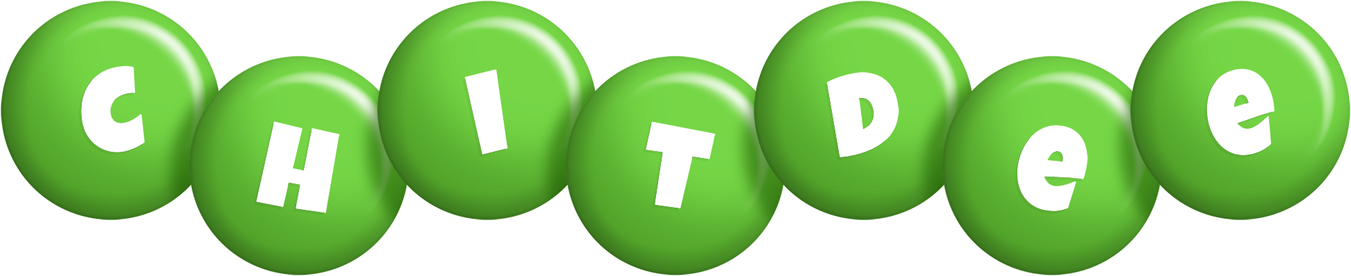 Chitdee candy-green logo