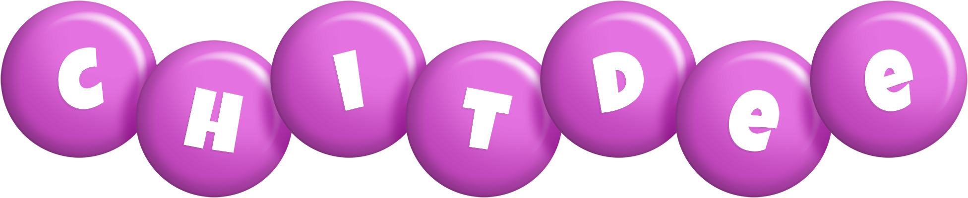 Chitdee candy-purple logo