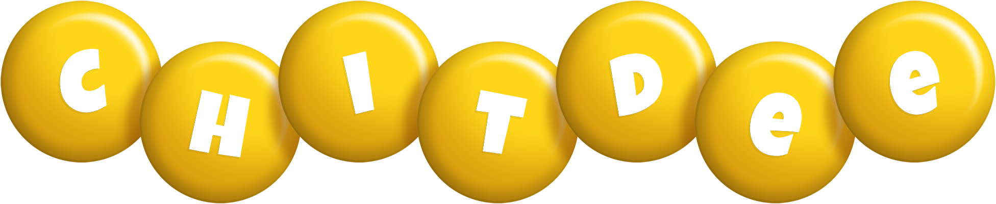 Chitdee candy-yellow logo