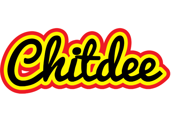 Chitdee flaming logo