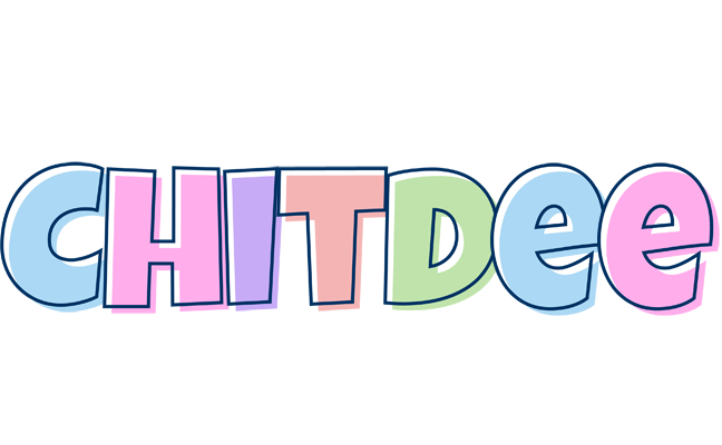 Chitdee pastel logo