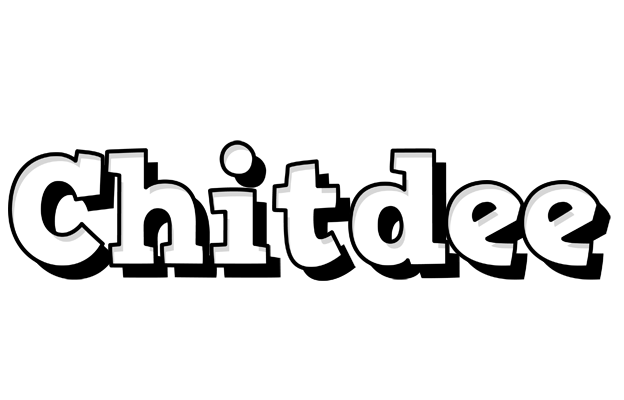 Chitdee snowing logo
